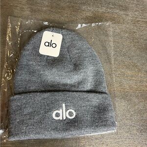 ALO Yoga adult  Charcoal Knit Hat (unisex)